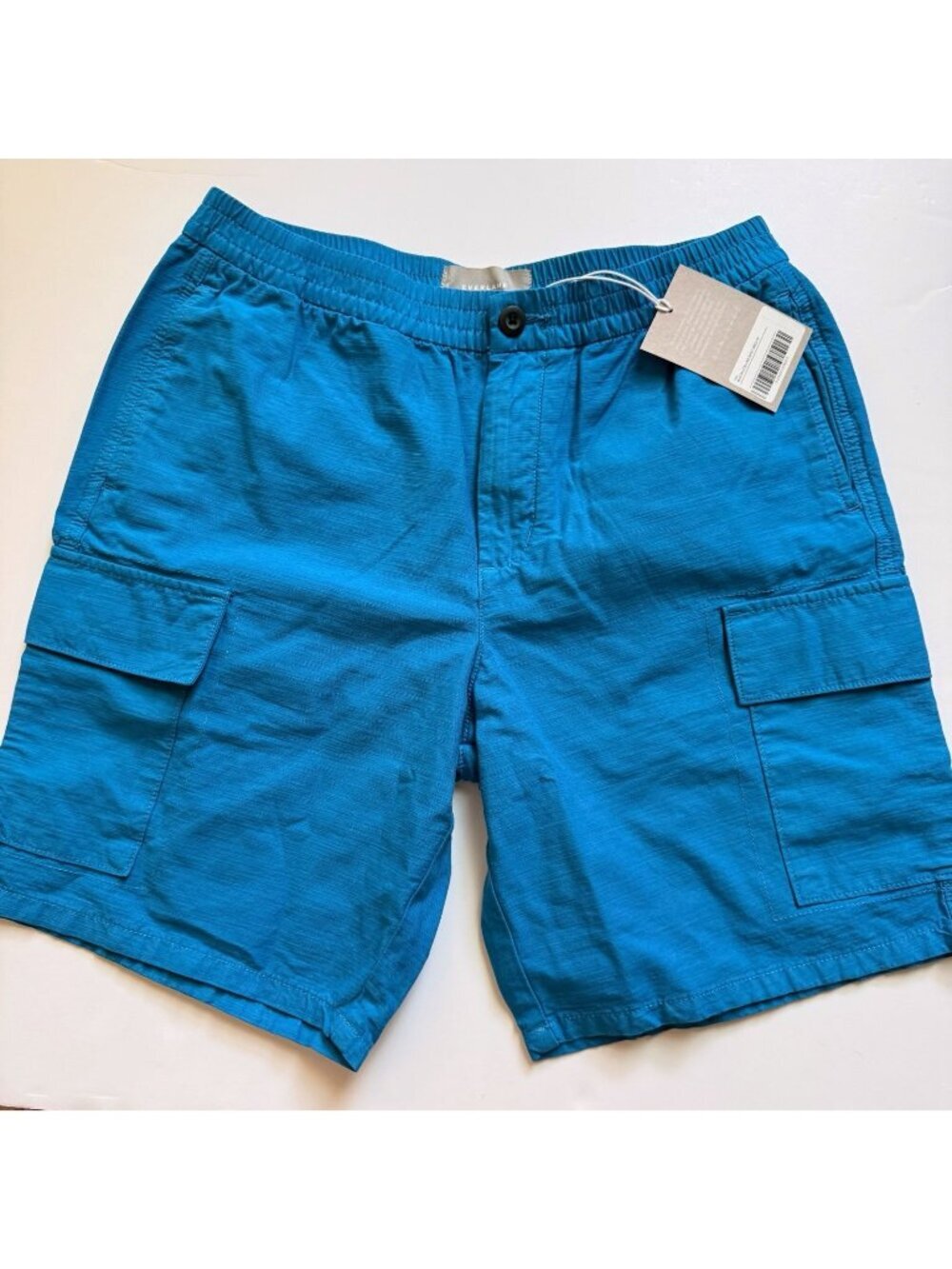 Everlane The Cotton Linen Cargo Short Blue Men's Size Medium M NWT